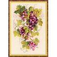 thumbnail image 2 of RIOLIS Counted Cross Stitch Kit 8.25"X11.75"-Grapevine (14 Count)-R1455, 2 of 4