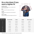 thumbnail image 5 of Disketp Men's Hawaiian Night Sky Turtle Print Shirts Button Down Holiday Beach Shirts-4X-Large, 5 of 5