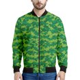 thumbnail image 3 of Chaqueta con estampado 3D de camuflaje de mosaico para hombre, sudadera deportiva con gráfico de camuflaje, camisetas para niños, abrigos de bombardero con cremallera de calle de manga larga, 3 of 5