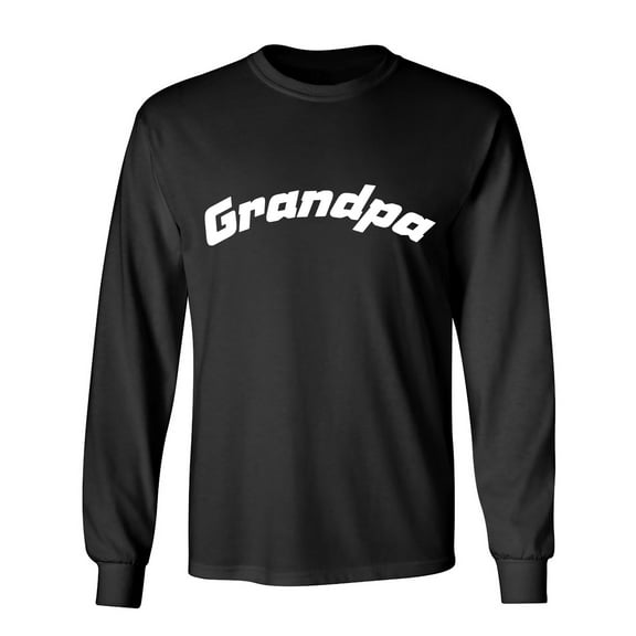 Grandpa Sarcastic Humor Novelty Men's Long Sleeve Shirts