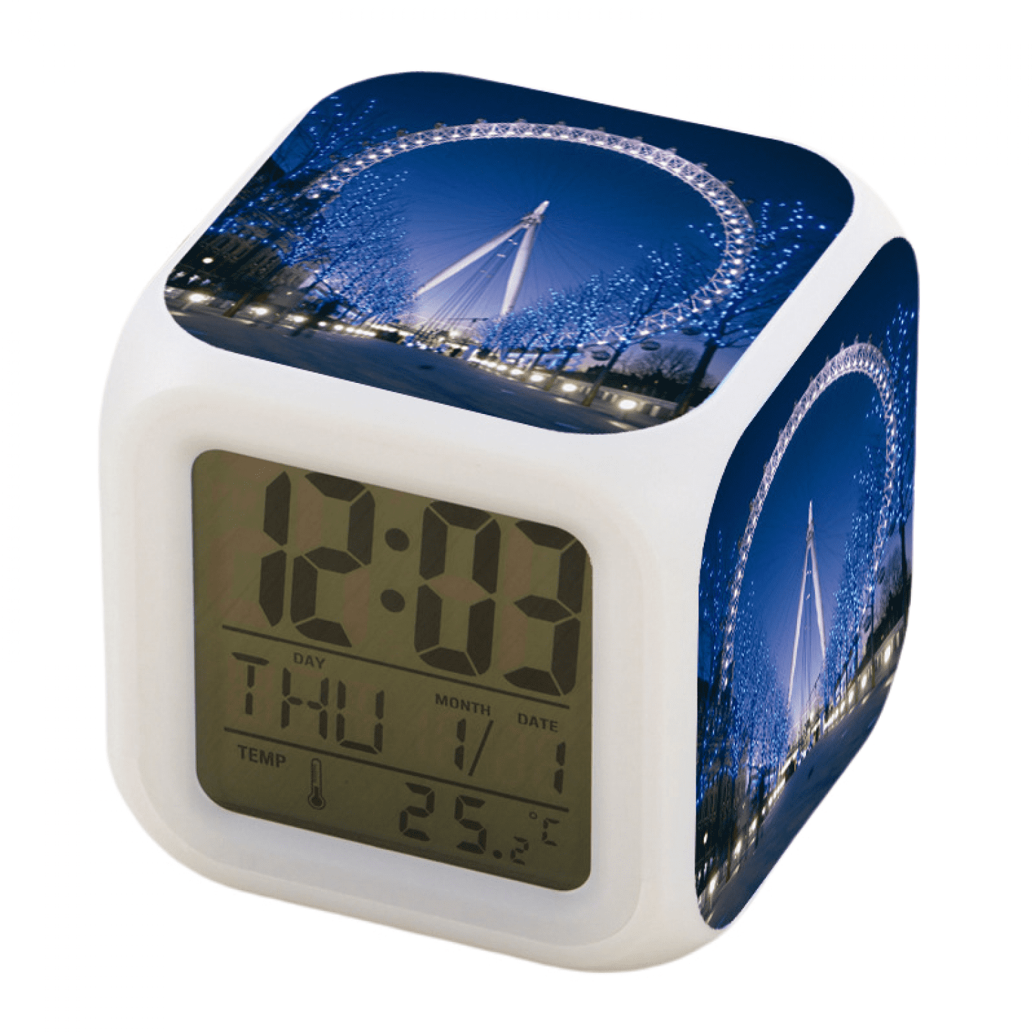 TIMPCV Digital Alarm Clock , LED Digital Bedroom Alarm Clock Easy