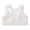 White, variant on YaEYa Girls’ Training Bra Breathable Cotton Vest Soft Racerback Training Bralettes Sport Bra Activewear Bra Pack Grey