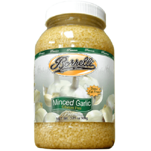 Borrelli Gourmet Foods Minced Garlic, 32 fl. oz. (909g) Jar