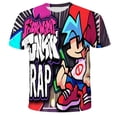 thumbnail image 2 of Camisetas de Fridany Night Funkin para niños, camisetas con estampado de dibujos animados para niños y niñas, camisetas informales de manga corta para niños, ropa de 1 a 14 años 9T Gao Jinjia LED, 2 of 2