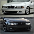 thumbnail image 4 of DNA Motoring FBP-FL-002 BMW E39 5-Series Unpainted ABS M5 Style Front Bumper + Mesh Grille + Fog Light Fits select: 1997-2000 BMW 528, 2001-2003 BMW 530, 4 of 6