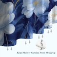 thumbnail image 6 of Pioneer Flower Floral Print Pattern Shower Curtain 72"x84" ,Bathroom Decorative Shower Curtains Set with 12 Hooks,Modern Waterproof Washable Shower Curtain, 6 of 6