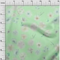 thumbnail image 2 of oneOone Organic Cotton Poplin Twill Fabric Flower Watercolor Print Fabric By The Yard 42 Inch Wide, 2 of 4