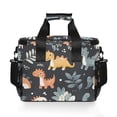 thumbnail image 7 of FORMRS Insulated Cooler Bag 24 Cans Capacity Soft Leakproof Lunch Box with Side Pockets, Orange Dinosaur, 7 of 7