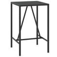 thumbnail image 2 of vidaXL Ensemble de Bar de Jardin 5 Pcs avec Coussins en Rotin Poly Noir, 2 of 4