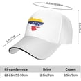 thumbnail image 5 of Venezuela Flag Baseball Cap Summer Sun Hat Gift Women Trucker Hat Snapback Hat Men Dad Hat Black, 5 of 8