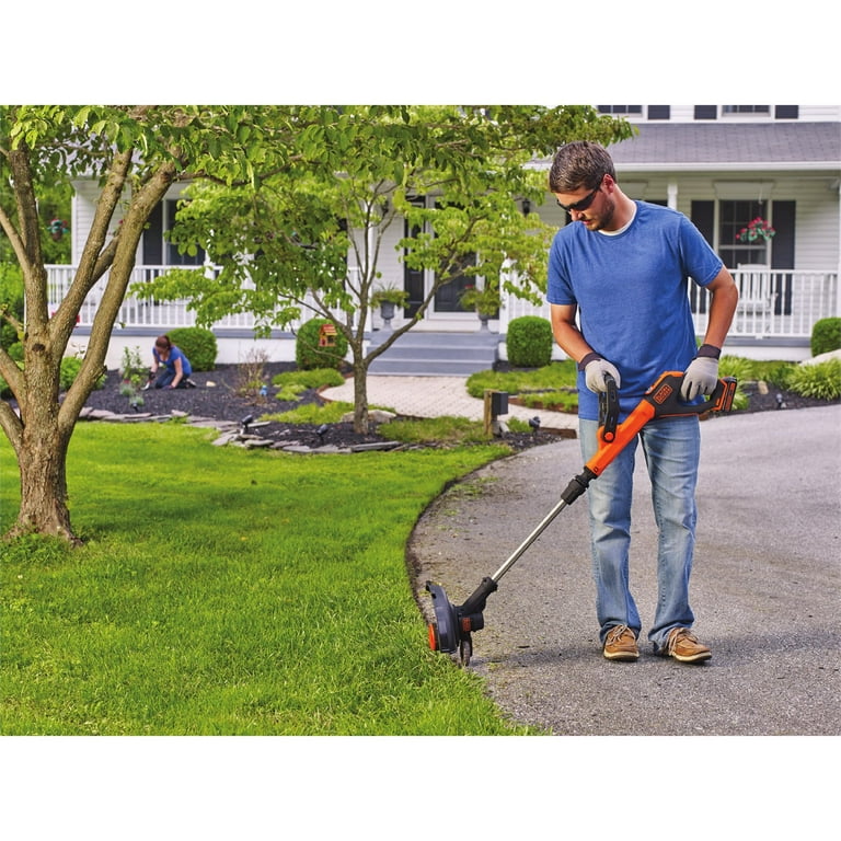  beyond by BLACK+DECKER 20V MAX String Trimmer/Edger Kit,  12-Inch with Extra 4.0 Ah Lithium Battery Pack (LST522E1AEV & LB2X4020) :  Everything Else