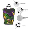 thumbnail image 4 of Vsdgher Mardi Gras7 Print Square Laundry Bag Large Collapsible Dirty Clothes Bags With Handles Waterproof Essentials Storage For College Dorm, Family, 4 of 6
