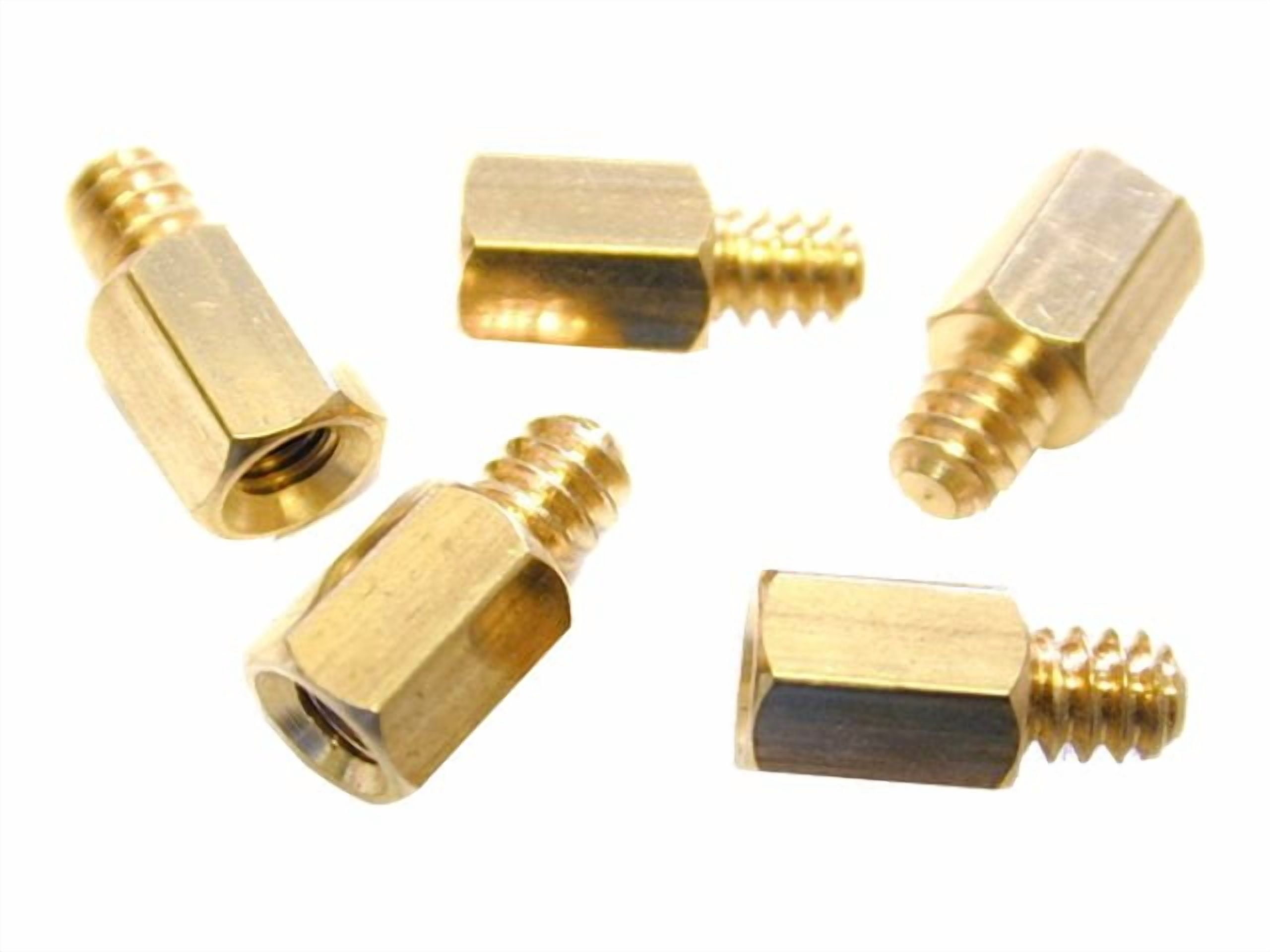 StarTech.com Replacement PC Mounting #6-32 to M3 Metal Jack Screw Standoff 50 Pack