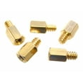 thumbnail image 2 of StarTech.com Metal Jackscrew Standoffs #6-32 - Jackscrew standoff - 0.2 in (pack of 50) - SCREWNUTM - Jackscrew standoff - 0.2 in (pack of 50) - for P/N: PCSCREWKIT, 2 of 2