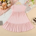 thumbnail image 4 of Toddler Pageant Flower Girl Lace Dress Little Girls Party Wedding formal Dresses Summer Clearance Ndbuld 110cm/43.31in Pink, 4 of 8