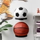 thumbnail image 3 of Soporte para pelotas Wdftyju Montado en la Pared Baloncesto Fútbol voleibol rugby, 3 of 9