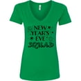 thumbnail image 3 of Inktastic New Year's Eve Squad with Stars in Black Women's V-Neck T-Shirt, 3 of 5