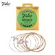 thumbnail image 1 of Cuerda ZIKO DCZ-012 Cuerdas de guitarra acústica ligera Hexágono Aleación Alambre Latón Herida Resistente a la corrosión 6 cuerdas Set Accesorios para instrumentos musicales ZIKO Cuerda, 1 of 7