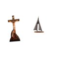 thumbnail image 1 of Estatua católica de María (1 pieza) - Figura de Jesús con Escultura de un - Adorno de resina - Decoración religiosa única,, 1 of 8