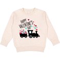 thumbnail image 2 of Inktastic Happy Valentine's Day Train Toddler Sweatshirt, 2 of 4