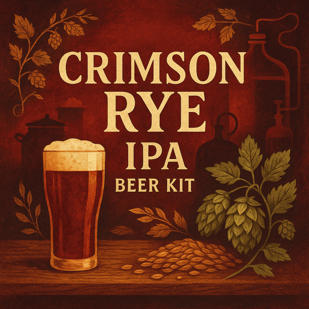 Label Peelers Crimson Rye IPA Beer Kit