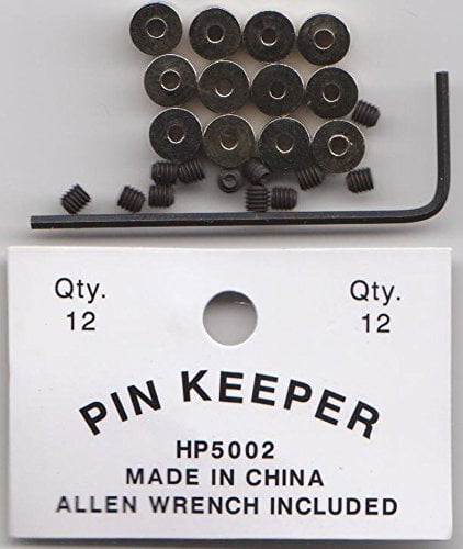 12-Pieces-Pin-Keepers-Pin-backs-Pin-Locks-Locking-Pin-Backs-w-Allen-Wrench 