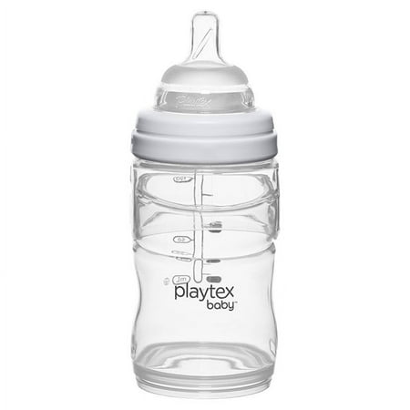 Playtex Baby Nurser with Drop-Ins Liners Baby Bottle, 8 Oz