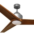thumbnail image 3 of Monica 56 inch Modern Wood Ceiling Fan 3 Walnut Blades, 3 of 7