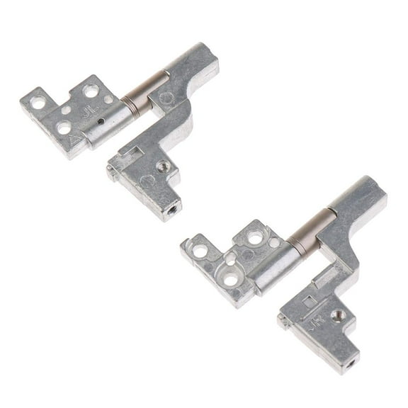 2 Pieces LCD Screen Left And Right Hinges Replacement Hinge Brackets Metal Hinge Screen Shaft