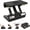 Hard Padded- Black, variant on Foot Rest for Under Desk at Work,Height Adjustable footrest,with Massage Roller and Soft Pad,Foldable,Ergonomic,for Car,Office,Computer,Gaming,Adjustable Metal Frame,All-Season Use(Grey)
