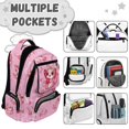 thumbnail image 4 of Yspwyqan Girls Backpack Set, Cherry Axolotl Heart Backpack and Lunch Box 4 Piece, Large Capacity Fits 15.6 Laptop Casual Daypack for School Camping, 4 of 7
