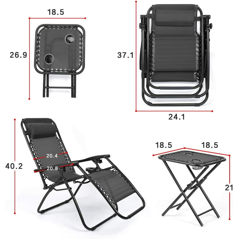 Gravity chair table sale