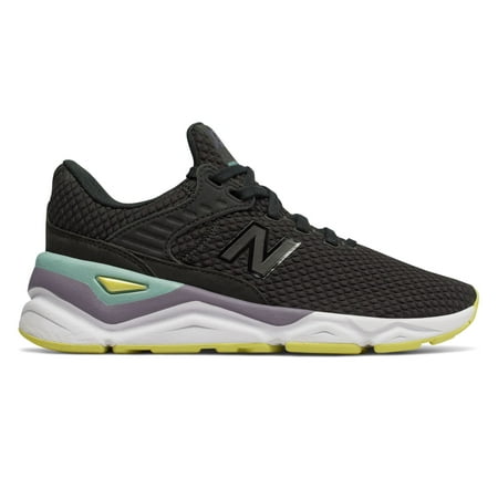 New Balance Women's X-90 Shoes Black with Yellow