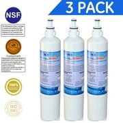 Icepure RWF1000A Refrigerator Water Filter Compatible with LG LT600P, 5231JA2006A,KENMORE 9990 3PACK