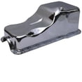 thumbnail image 5 of Speedway Motors SBF Front Sump Chrome Oil Pan for 221/260/289/302 Engines, Standard Capacity Design with 8 Inch Deep Sump and 6 Inch Front-to-Back Sump Length, 5 of 13