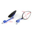 thumbnail image 3 of Universal 8mm 10mm Motorcycle Moto Spider Adjusted Rear View Side Mirrors Blue, 3 of 5