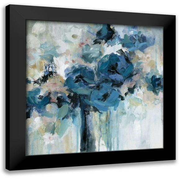 Robinson, Carol 12x12 Black Modern Framed Museum Art Print Titled - Midnight Splash