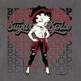 thumbnail image 5 of Wild Bobby, Betty Boop Sugar and Spice Wink Betty Boop Womens Slim Fit Junior Tee, Dark Grey, X-Large, 5 of 5