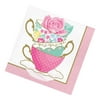 Floral Tea Party Teacup Napkins, 48 Ct