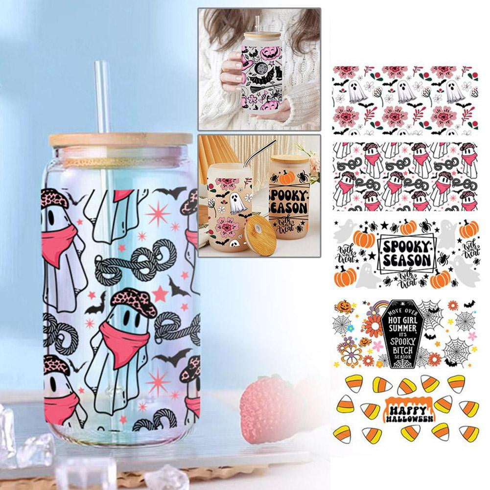 Lot De 10 Feuilles D'autocollants De Transfert UV DTF Pour Travaux Manuels – Autocollants