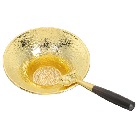 

Copper Tea Strainer with Delicate Handle Copper Flower Shape Tea Infuser