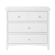 Oxford Baby Universal 3-Drawer Dresser, Snow White