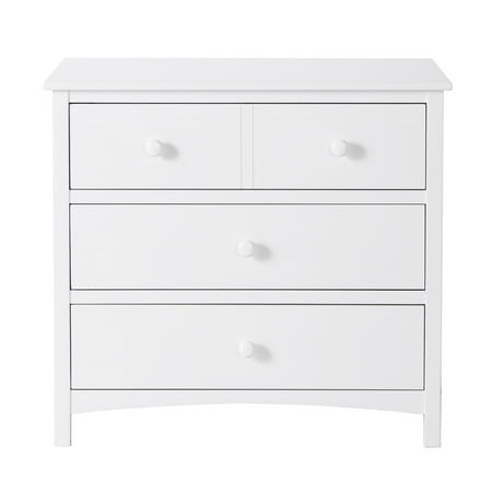 Oxford Baby Universal 3-Drawer Dresser, Snow White