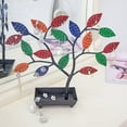 thumbnail image 4 of MyGift Multicolored Jewelry Tree Necklace Hanger with Ring Dish Tray, 4 of 5