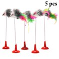 thumbnail image 1 of 5PCS Mice Toy Interactive Funny Cat Toy Squeaky Toy Training Toy for Pets Cats, 1 of 4