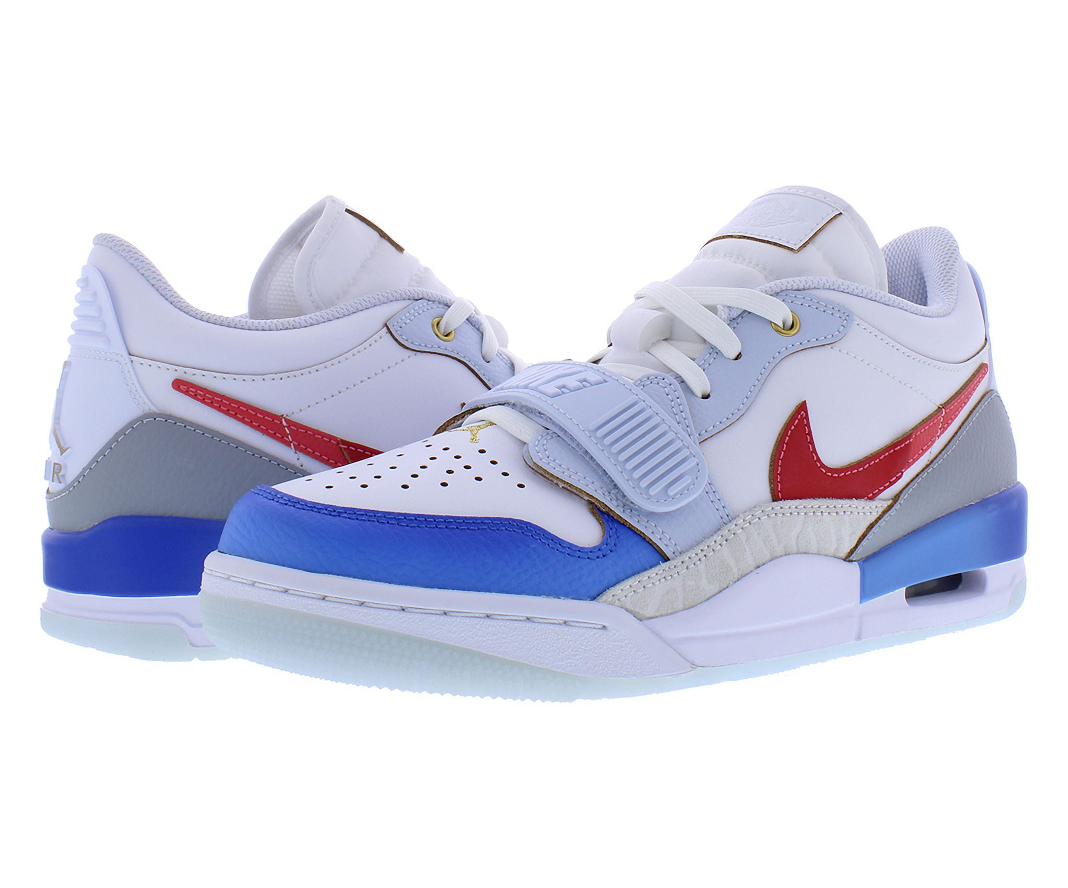 Jordan Air Legacy 312 Low Mens Shoes Size 9.5 Color White University Red White Walmart