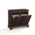 thumbnail image 2 of Crosley Furniture Lydia Linen Laundry Hamper, Espresso, 2 of 3