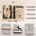 thumbnail image 2 of Custom Pet Memorial Standing Frame with Collar Holder, Personalized Pet Sympathy Gift, Pet Loss Keepsake, Memorial Photo Frame for Dog, 2 of 5