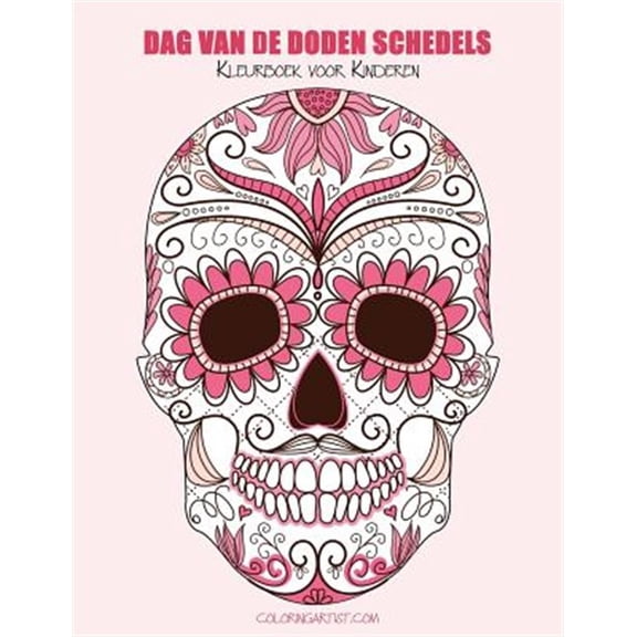 Pre-Owned Dag Van de Doden Schedels Dag van de Doden Schedels Kleurboek voor Kinderen 1, Book 1, (Paperback)