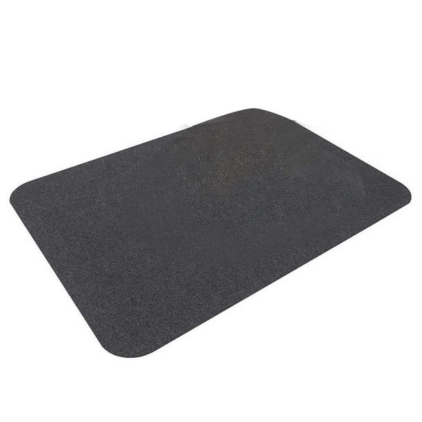 Toystoory Alfombrillas cuadradas antideslizantes para silla de escritorio, alfombrillas para de ordenador, alfombra autoadhesiva para arañazos, Decoración del hogar Gris oscuro 90x140CM Toystoory HA067744-03